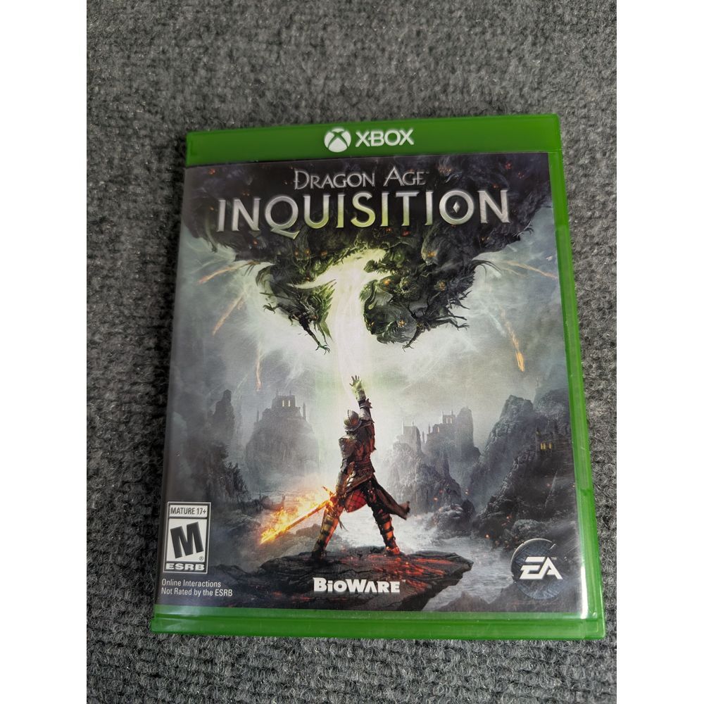 Dragon Age Inquisition (2014 XBOX One) Game Disc & Cover Art TESTED/ WORKS‎